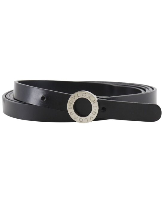 Bvlgari Double Wrap Calf Leather Black \' Belt main image 5